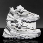 Kingad Meeste Tossud Meeste Vabaajajalatsid Meeste Kingad Tenis Luksuslikud jalatsid Treener Race Hingavad jalan&otilde;ud Mood Loafers Meeste jooksujalatsid 42 valge