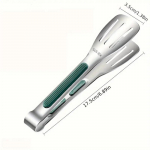 Roostevabast terasest k&ouml;&ouml;gik&uuml;psetustangid, p&otilde;letusvastane silikageel, n&otilde;udepesumasinas pestavad roostevabast terasest toidutangid, leiva serveerimise tangid S