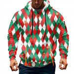 Meeste tr&uuml;kitud dressipluus kapuuts T&otilde;mblukuga k&auml;ega taskukardigan Meeste spordi suur vabaaja kapuuts M