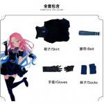 Anime ALIEN STAGE Mizi Cosplay Kleit Kost&uuml;&uuml;m Lava IDOL Esinemisr&otilde;ivad Halloween Naised &Otilde;htukleit Kost&uuml;&uuml;m Peoriietus XL nagu n&auml;idatud v&auml;rv