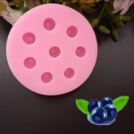 Silikoonist marjadest vormitud vormi isetegemise t&ouml;&ouml;riist kookide k&uuml;psiste jaoks &Scaron;okolaadikaunistus blueberry