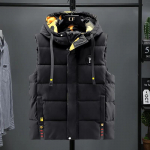 Meeste talvine vest puuvillane soe varrukateta mantel m&uuml;ts eemaldatav polsterdatud vest t&ouml;&ouml;riided meeste kvaliteetsed riided 5XL L