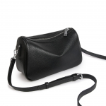 Lehmnahast &otilde;lakott naistele, crossbody naiste moekas lihtne praktiline pehmest nahast m&uuml;ndikott, ruudukujuline mobiiltelefoni kott, padi must