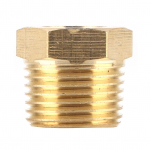 Messingist Toru Redutseer Adapter NPT Puks Liitmik 3/8in Isane kuni 1/8in Emane Vee K&uuml;tuse Gaasi &Otilde;li jaoks