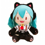 Anime Miku Fufu pehmed m&auml;nguasjad Kitty kollektsioon Miku t&auml;idisega nukud Huvialid Kogutavad m&auml;nguasjad Kawaii toakujundus Laste s&uuml;nnip&auml;evakingitused 32cm
