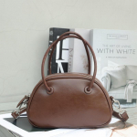 Ehtne Nahast &Uuml;he&otilde;laline Koti-kott K&ouml;&ouml;giviljadega Parkitud Lehma Nahast K&auml;eshoitav Bowlingukott Ja K&otilde;rgklassi Naiste Kott pruun