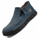 K&auml;sitsi valmistatud l&otilde;hestatud nahast saapad Meeste jalan&otilde;ud Mugavad poolsaapad meestele vabaajajalatsid Suure suurusega t&ouml;&ouml;riistakingad 38