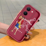 Pehme silikoonist ruudukujulise redeli mustriga telefoni&uuml;mbris, t&auml;ielikult kattev, kaamera p&otilde;rutuskindel kaitse, kummist &uuml;mbris Vivole Vivo G2 5G must