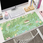 Roheline Taim Suure Ala Hiirematt M&auml;ngimine XXL Hiirematt Suurus Kontor Pikk Lauamatt Kawaii Laud Teismeliste T&uuml;drukute Magamistuba S&uuml;learvuti Vaip 30x60cm