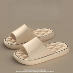 Naiste Suvised Lihtsad EVA Sussid Meeste Pehmed Kodusussid Paaridele Vannitoa Libisemiskindlad Sandaalid T&auml;iskasvanutele Mugavad V&auml;lisjalan&otilde;ud Rannajalatsid 36 valge