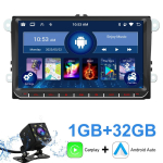 2G+32G /1G+32G Android 13 9-tolline IPS-ekraan Traadita CarPlay Android Auto Autoraadio VW Jetta Sedaan Passat Tiguan CC Golf Skoda Raadiole 1+32GB must