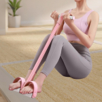 Pedal Resistance Band Ankle Puller Workout Abdomen Strength Training Sit up Stretch Rope Elastic