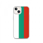 Coque pour iPhone - PIXELFORMA - iPhone 13 - Drapeau de la Bulgarie - Silikoonist supp - Design l&eacute;ger