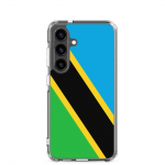 Coque T&eacute;l&eacute;phone &ndash; Samsung &ndash; Galaxy S24 Plus &ndash; Drapeau Tanzanie &ndash; Souple &ndash; mitmev&auml;rviline