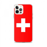 Coque iPhone &ndash; Mitmev&auml;rviline &ndash; Drapeau Suisse &ndash; Supp &ndash; Silikoon &ndash; &Uuml;hilduv iPhone 12 Pro Max