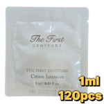 OHUI The First Geniture Intensive Cream Sachets | 1ml x 120pcs | Luxury Anti-Aging Cream Samples | Korean Premium Skincare | Travel Size & Bulk Pack 1ml x 120pcs