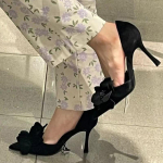 Naiste lillelised k&otilde;rgekontsaga kingad Seksikad sandaalid Suvi 2025 Disaineri uued peokleidikud Pulmad Stilettod K&otilde;ndimine Zapatos 34