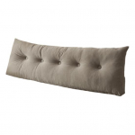 Voodipeatsipadi Kiilpadi Voodipeats Kolmnurkne Voodipeatsipadi Ergonoomiline Seljatugi Silindriline Padi K&uuml;lgtaskuga &Uuml;hiselamuvoodi Diivani jaoks 120cm tumehall v&auml;rv