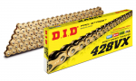 D.I.D 428VX-136ZB G&G (Kuldne) Mootorratta kett tihendusliitmega X-r&otilde;ngas mootorratastele 136 links