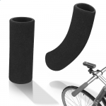 Mootorrattak&auml;epideme kate, libisemisvastane vibratsioonik&auml;epide, vahtk&auml;epide, mootorratastele, vibratsioon, kerge, pehme, vastupidav, Diameter 30mm must