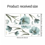 Loomingulised lillelised seinakleebised elutoa magamistoa seinakaunistamiseks Isekleepuvad seinakleebised k&ouml;&ouml;gitapeedi jaoks kodus A