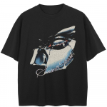 T&auml;navar&otilde;ivad Funny Graphic T-s&auml;rk Puuvillane T-s&auml;rk Unisex Topid Tees Suvine l&uuml;hikeste varrukatega T-s&auml;rk XL must