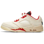 Air Jordan 5 Retro Low Hiina Uusaasta 2021 Unisex Tossud Kreemjas Sail T&scaron;iili-punane DD2240-100 36