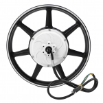 16-tolline topelt-Hall-sensoriga harjadeta rummumootor 48V‑72V 800‑2000W DC ketaspidurimootor elektrilisele mootorrattale t&otilde;ukerattale Valge valge