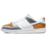 Nike Dunk Low SE H&otilde;bedane Kuldne Metallik Naiste Tennised Valge Metallik-Kuldne Metallik-H&otilde;bedane DH4403-700 36.5