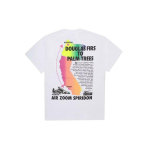Nike x Stussy Air Zoom Spiridon Douglas Firs To Palm Trees T-s&auml;rk Valge/Mitmev&auml;rviline Unisex Streetwear CU9256-100 L white
