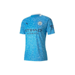 Puma Manchester City F&auml;nniversiooni L&uuml;hikeste Varrukatega Jalgpallis&auml;rk Meeste Topid Taevasinine 757058-01 XS