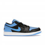 Air Jordan 1 Low University Blue Meeste tossud Must Valge 553558-041 44