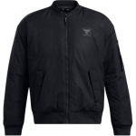 Under Armour Project Rock kootud treeningjakk lukuga meestele Jakk Must 1387085-001 S
