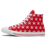 Converse Chuck Taylor All Star L&otilde;uend T&auml;ielik Prindi T&auml;htedega K&otilde;rged Rula Kingad Unisex Tossud Valge Punane 168807C 41.5