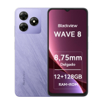Taastatud Blackview WAVE 8 Android 14 12GB 256GB nutitelefon 4+128 lilla