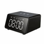 Multifunctional Charger Electronic Clock alarm Clock wireless charging 6 USB charging ports devices charging stand for mobile phones Tablet valge
