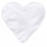 Enveloppe de coussin - Rayher - Coeur - 30 cm - Blanc - Synth&eacute;tique valge