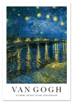 Plakat Van Gogh Over the Rhone 30x40 cm