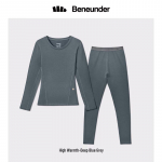 Beneath the Banana Women's Slim-Fit Round Neck Thermal Underwear Set