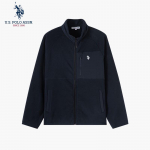 USA. POLO ASSN. Meeste paksenenud fliisist k&otilde;rge kraega jakk XL