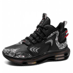 Meeste tossud Jooksusaapad Mood &Otilde;ues Jooksmine Spordijalatsid V&otilde;rgust l&auml;bilaskev Polsterdus Must Korv Jalatsid Meeste Suur suurus 44