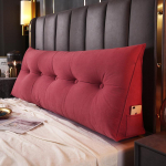 Kolmnurkne Suur Seljatoe Nimmepiirkonna Tugevduspadja - &Uuml;hev&auml;rviline Diivani ja Voodi Padi 80*50*20 cm