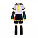 Anime Rin Len Cosplay Kost&uuml;&uuml;m Len Rin Cosplay Len Kost&uuml;&uuml;m Kagamine Jk &Uuml;htne Halloweeni Koomiksi Kost&uuml;&uuml;m T&auml;iskasvanule L 50-55kg beež
