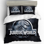 Punane Jurassic Park voodipesukomplekt Multikas Kodu tekstiilid Lastele Voodikomplekt Tekikott Magamistoakomplekt Queen Suuruses Dinosaurus Tekikott EU Single 135x200cm gray