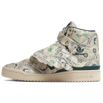 Jeremy Scott x adidas Forum Wings 1.0 Money Unisex tossud Kreemjas Valge Roheline Q46154 35⅔