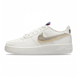 Nike Air Force 1 LV8 Topelt-Swoosh H&otilde;be Kuldne GS Tossud DH9595-001 36.5