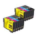 29XL Cartouche d'encre EJET 10 Pack Compatible pour 29/29XL pour Expression Home XP-452 XP-352 XP-255 XP-245 XP-442