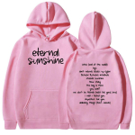 Ariana Grande Eternal Sunshine Uue Albumi Huppar Meestele Pikkade Varrukatega Hupparitega Huppar Unisex Vabaaja T&auml;navar&otilde;ivad Pullover R&otilde;ivad M pink