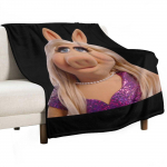 Miss Piggy Tekk Diivanile &Otilde;huke Karvane Luksuslikud Diivanite Tekid 30x40in