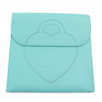 Great TIFFANY&Co. Pouch TIFFANY & Co. Blue leather Women Used
